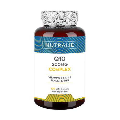 Coenzima Q10 Complex 200mg - Energía Celular y Antioxidante - 120 cápsulas - Nutralie